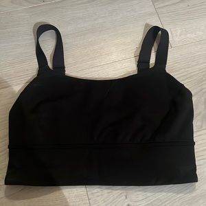 Black lulu lemon sports bra